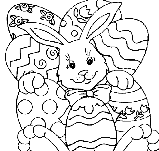 Easter Pages Coloring 12