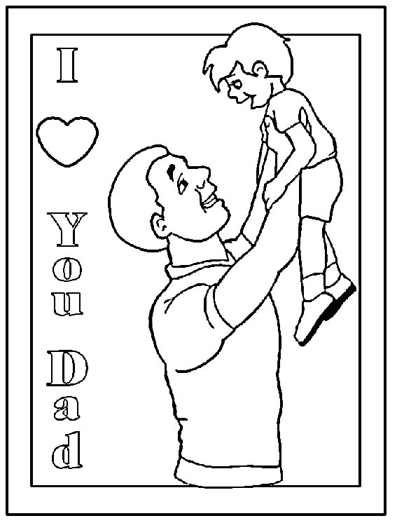 Fathers Day Pages Coloring 10