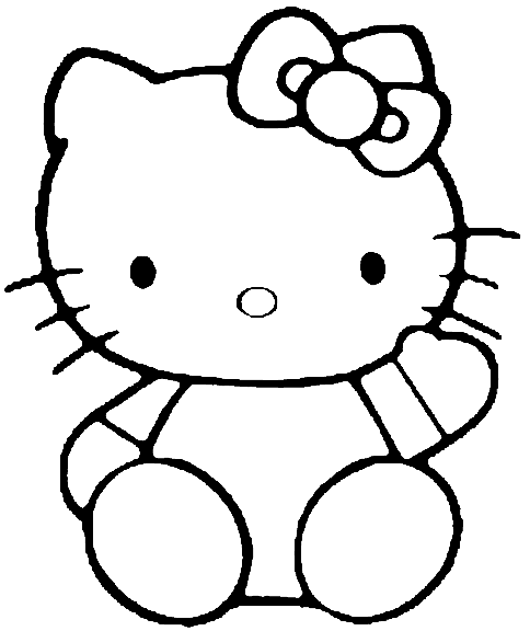 Hello Kitty Pages Coloring 2