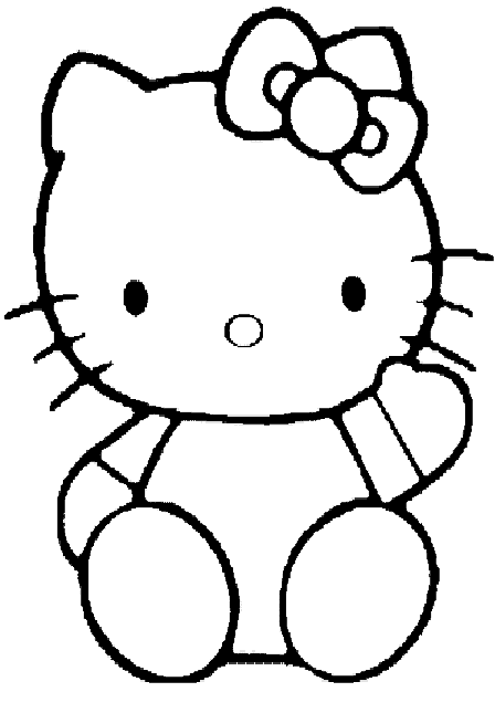 Hello Kitty Pages Coloring 4