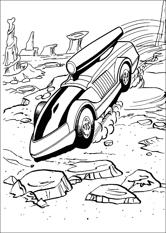 Hot Wheels Pages Coloring 1