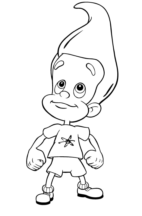 Jimmy Neutron Pages Coloring 3