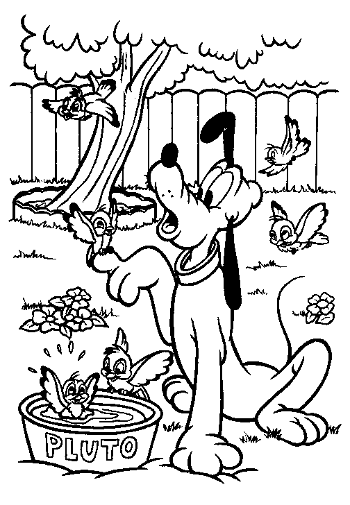Mickey Mouse Pages Coloring 1