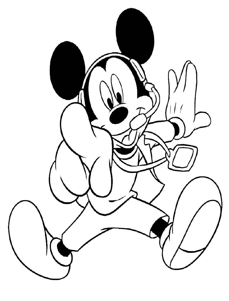 Mickey Mouse Pages Coloring 6