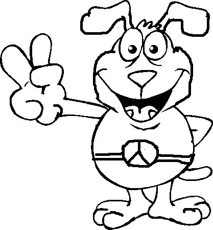 Peace Sign Coloring Pages on Peace Sign Pages Coloring 12 Gif