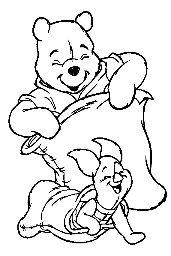 Pooh Pages Coloring 5