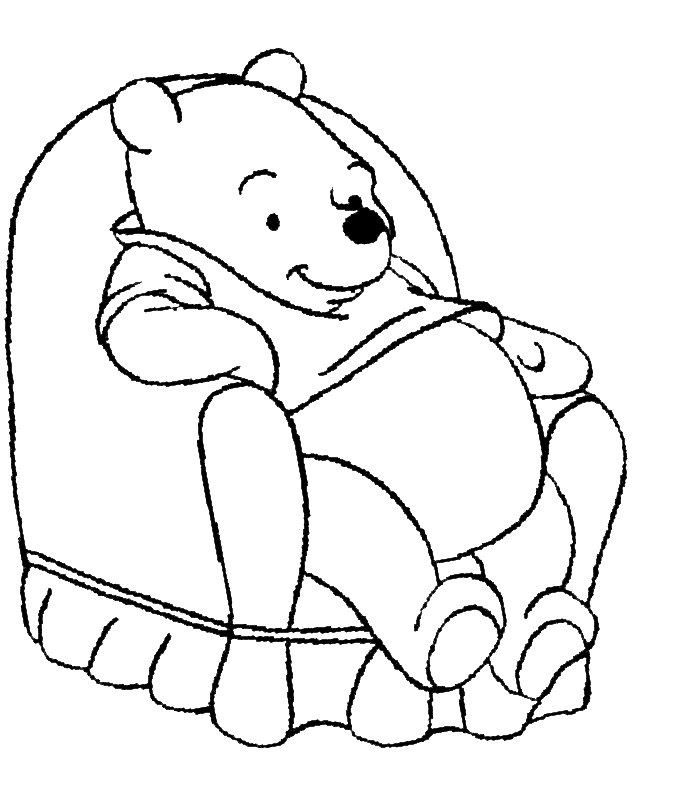 Pooh Pages Coloring 6