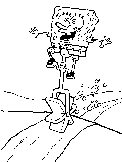 Spongebob Squarepants Pages Coloring 8