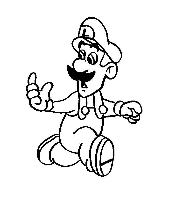 Super Mario Pages Coloring 4
