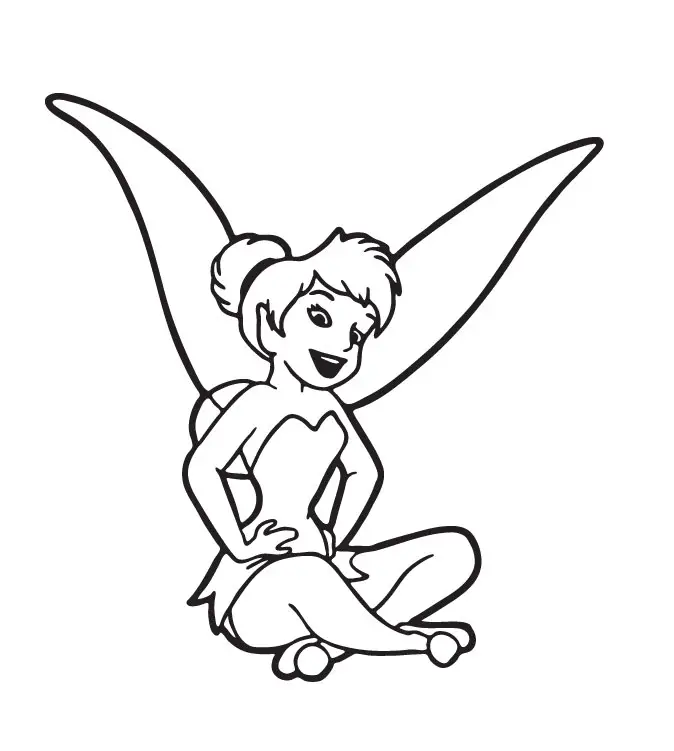 Tinkerbell Pages Coloring 10
