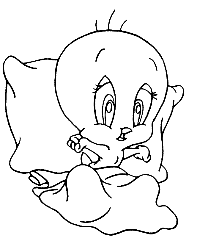 Tweety Pages Coloring 6