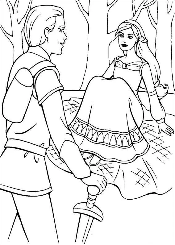 Barbie and The Magic Pegasus Pages Coloring 10