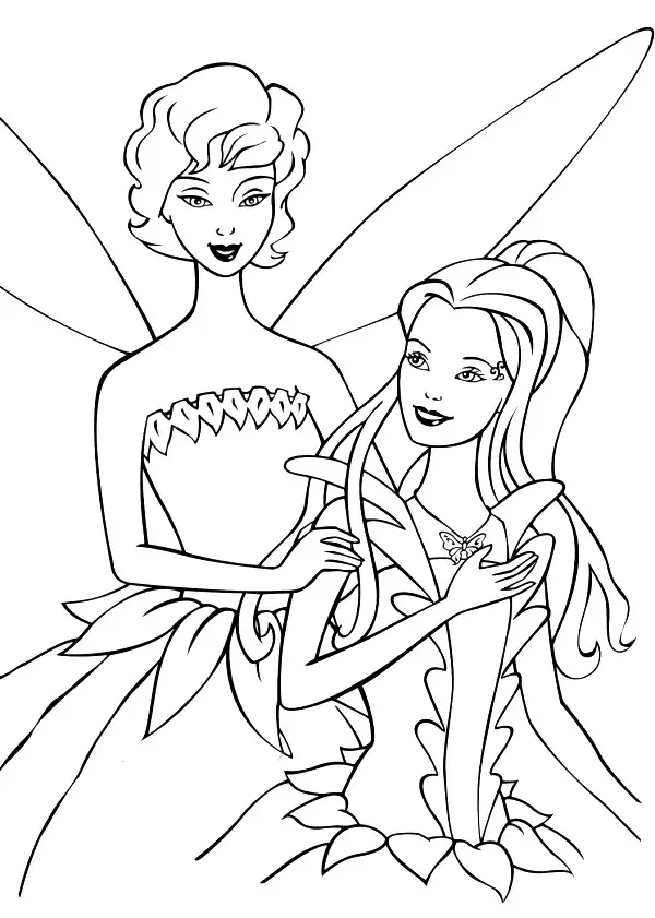 Barbie Fairytopia Pages Coloring 11