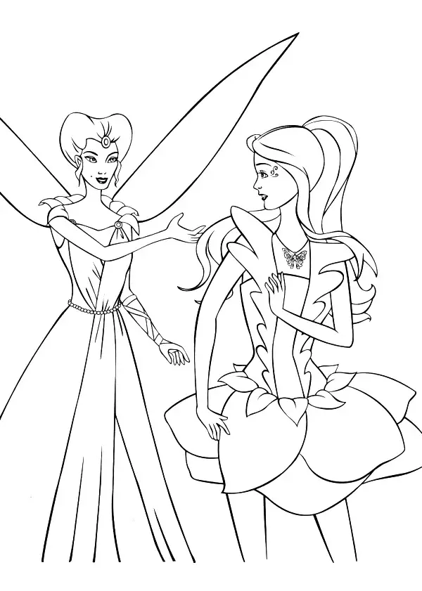 Barbie Fairytopia Pages Coloring 5