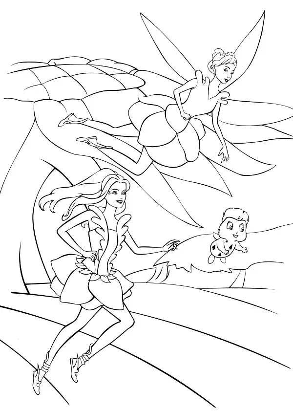 Barbie Fairytopia Pages Coloring 8