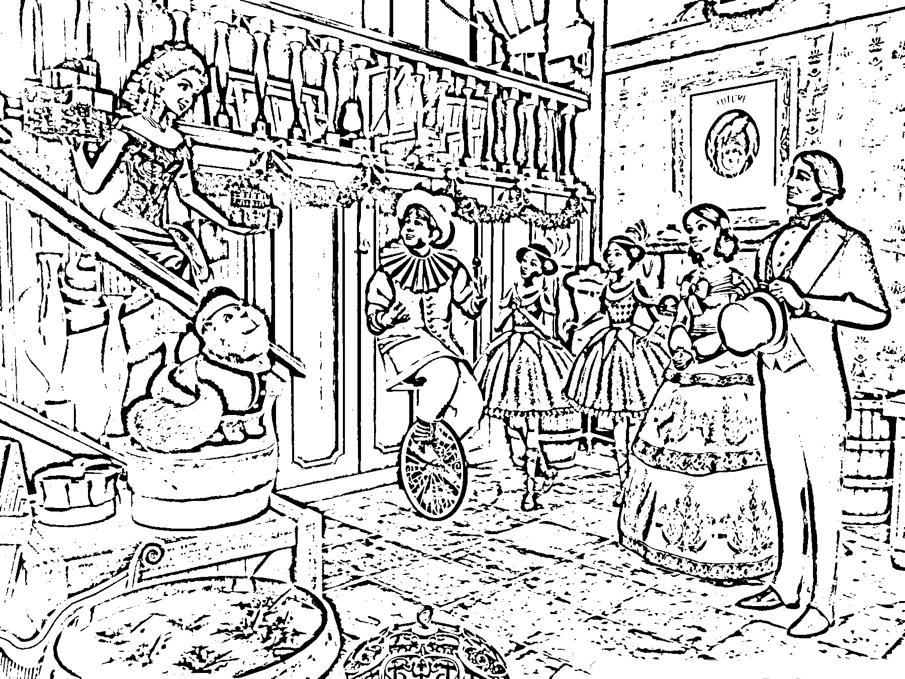 Barbie in a Christmas Carol Pages Coloring 3