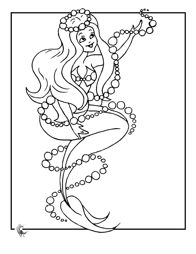 Barbie in a Mermaid Tale Pages Coloring 12