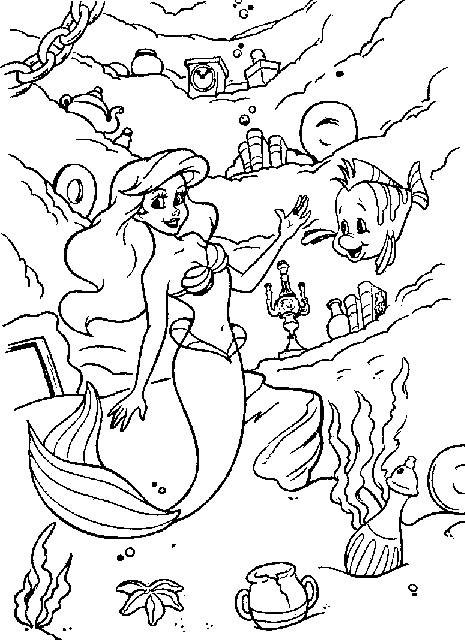 Barbie in a Mermaid Tale Pages Coloring 7