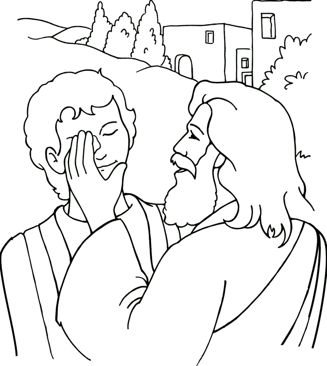 Bible Pages Coloring for Kids 10