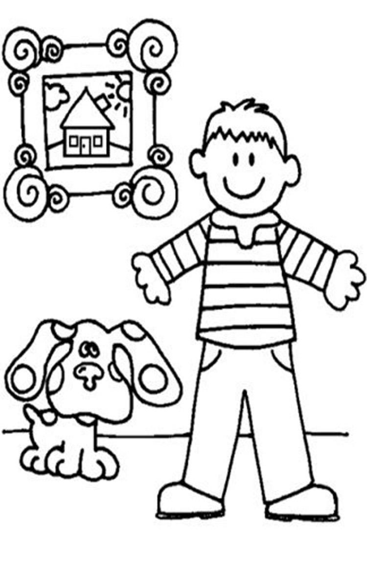 Blues Clues Pages Coloring 12