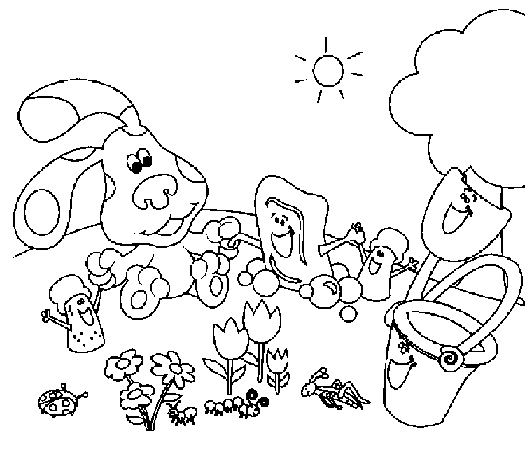 Blues Clues Pages Coloring 3