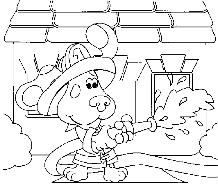 Blues Clues Pages Coloring 7