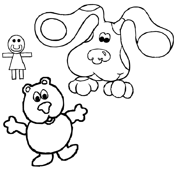 Blues Clues Pages Coloring 8