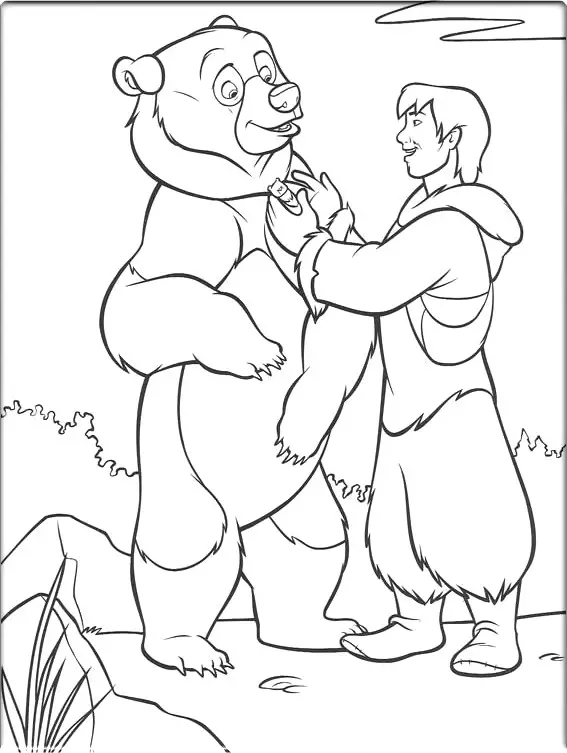 Brother Bear Pages Coloring 1