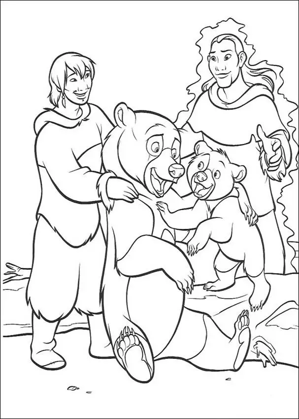Brother Bear Pages Coloring 11