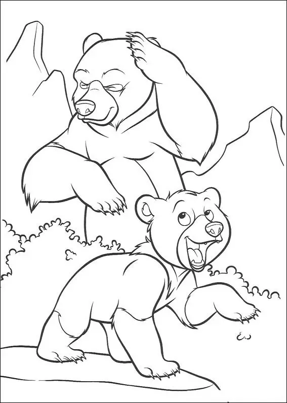 Brother Bear Pages Coloring 3