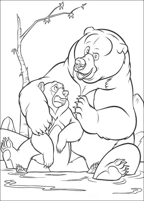 Brother Bear Pages Coloring 5