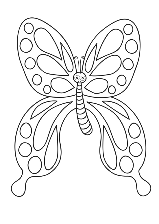 Butterfly Pages Coloring 11