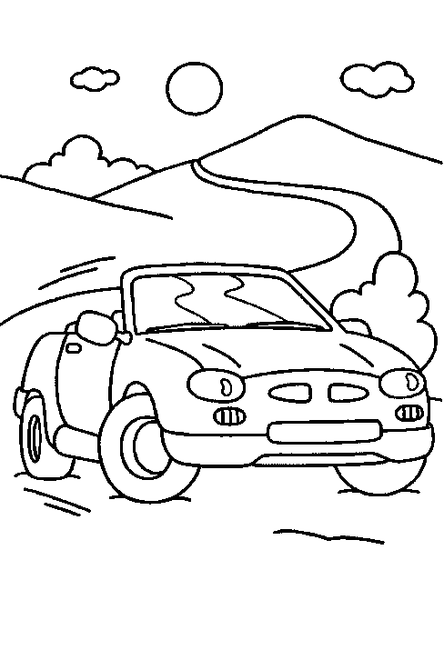 Cars Pages Coloring 8