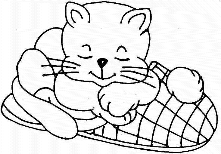 Cat Pages Coloring 9
