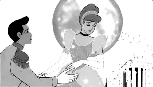 Cinderella 3 Pages Coloring 2