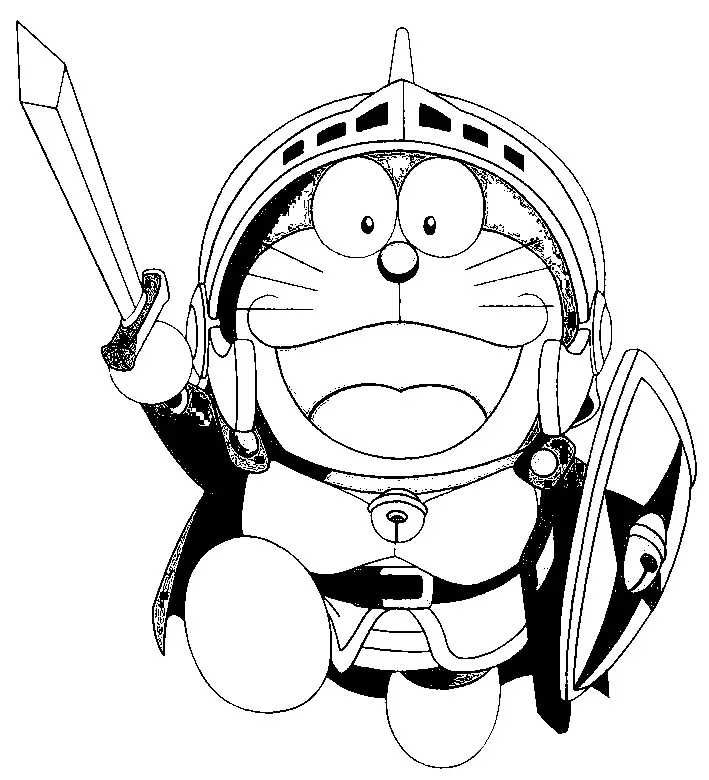 Doraemon Pages Coloring 10