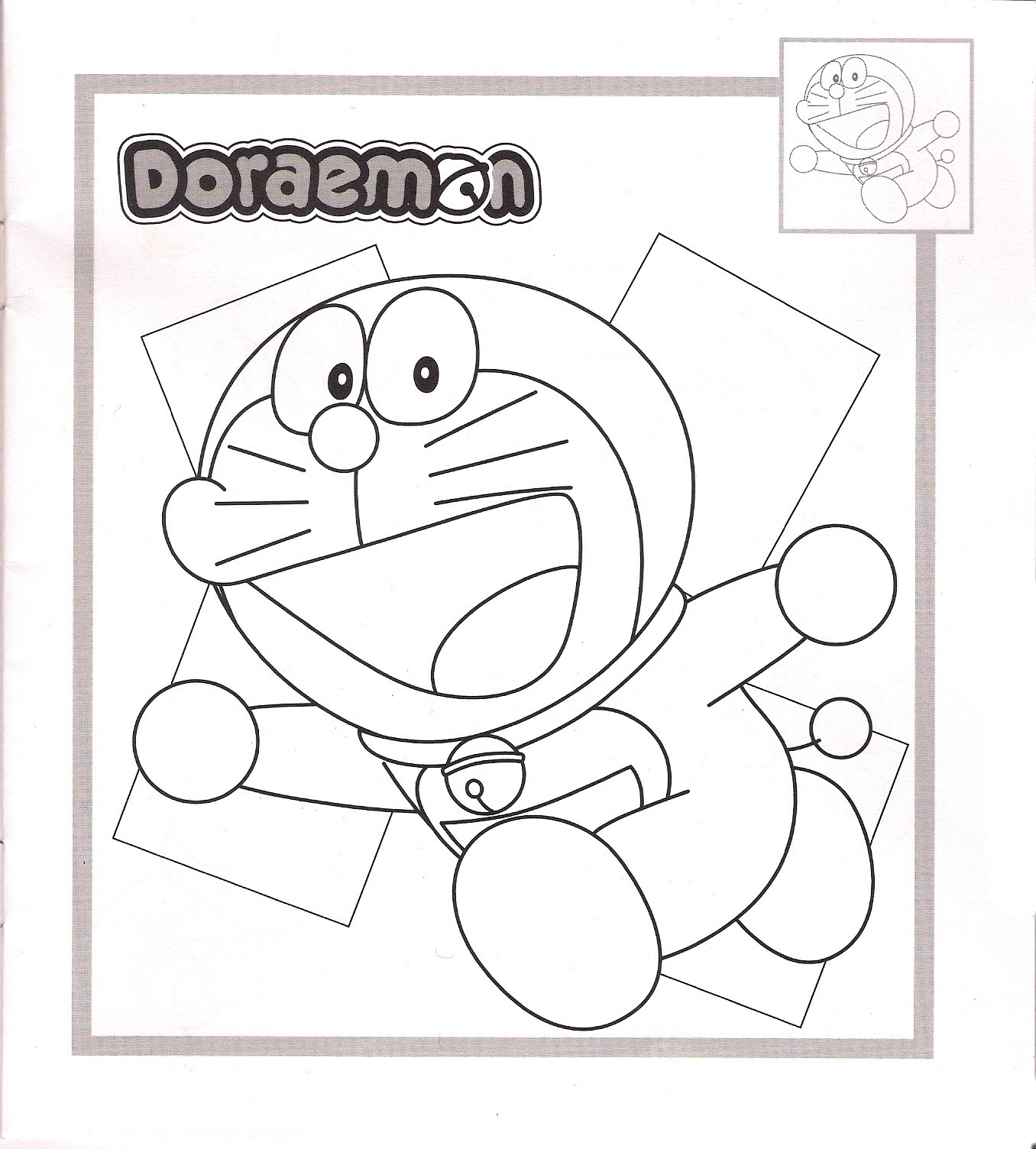 Doraemon Pages Coloring 12
