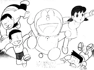 Doraemon Pages Coloring 9