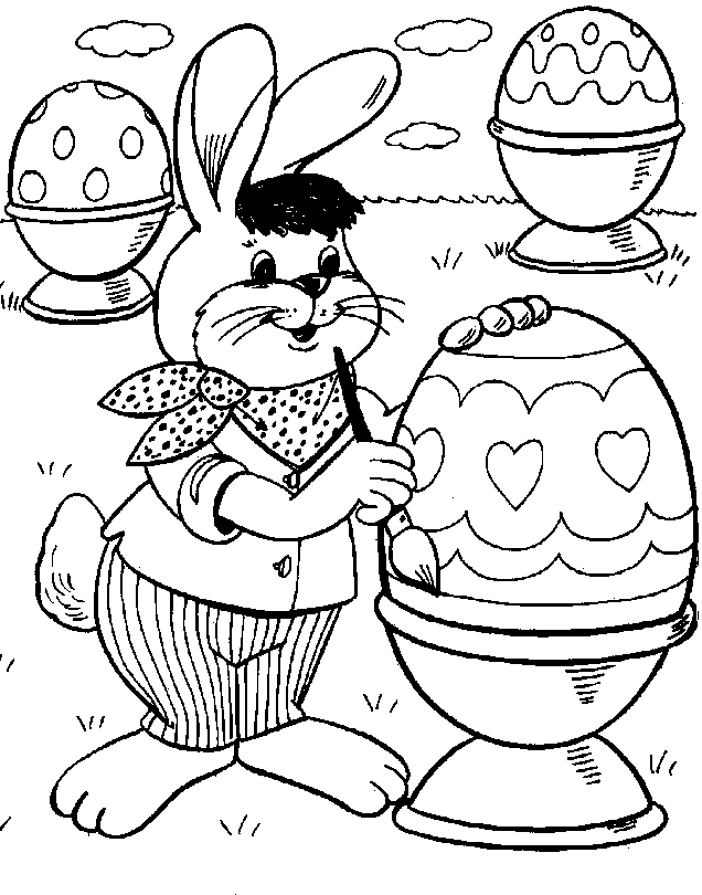 Easter Pages Coloring 11