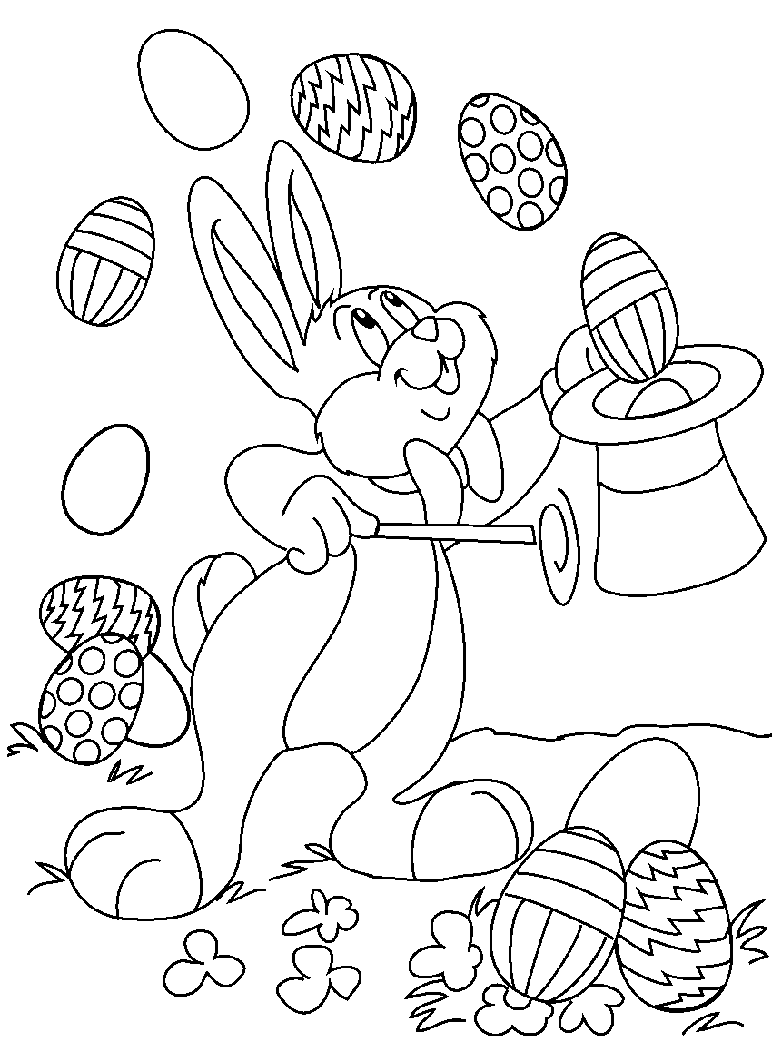 Easter Pages Coloring 4