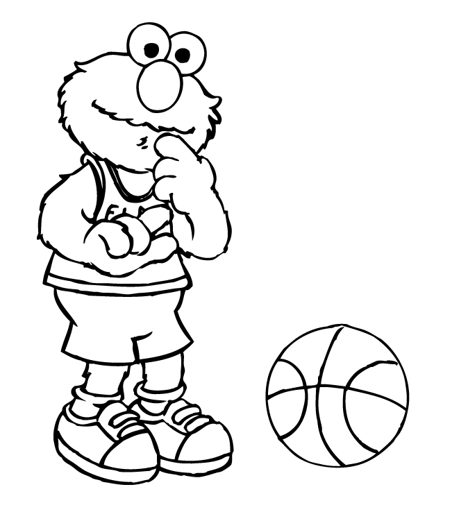 Elmo Pages Coloring 4