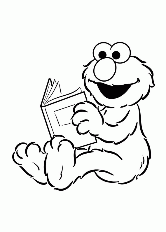 Elmo Pages Coloring 7