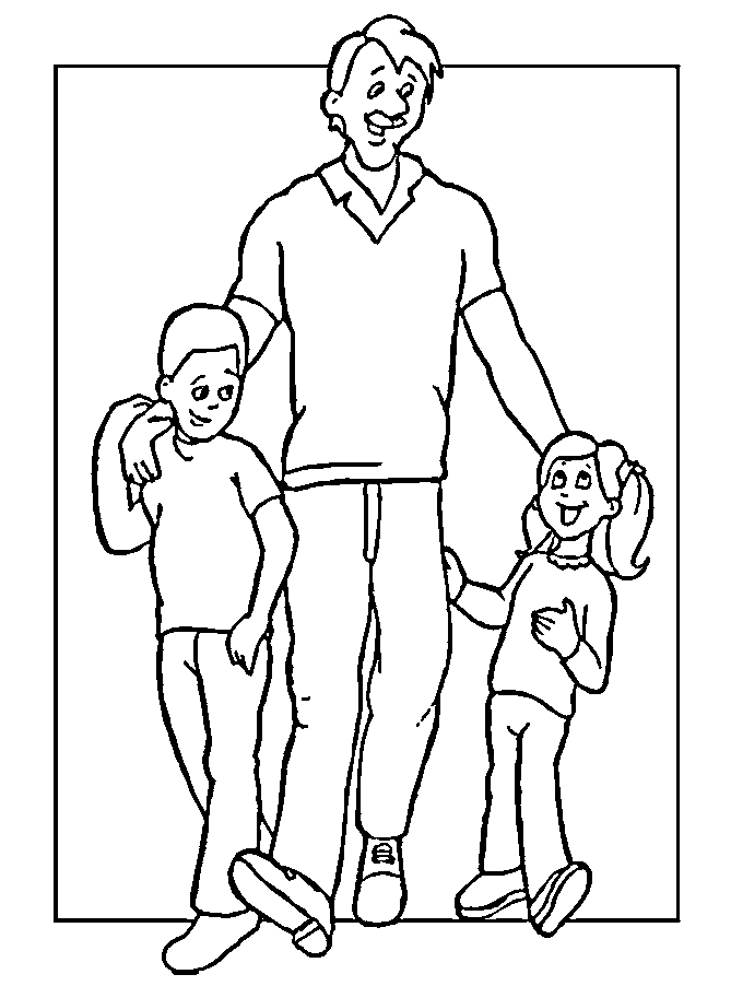 Fathers Day Pages Coloring 6