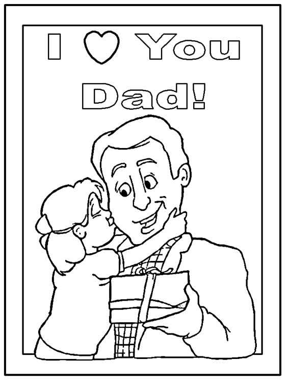 Fathers Day Pages Coloring 9