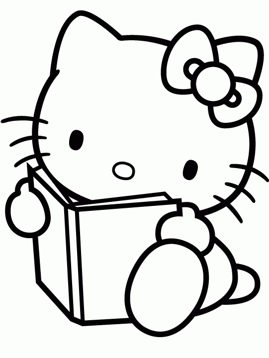 Hello Kitty Pages Coloring 7