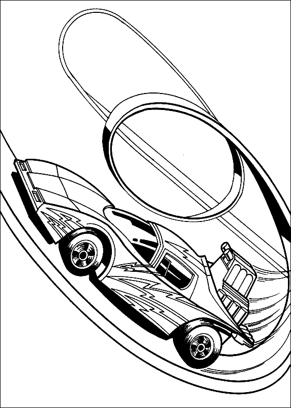 Hot Wheels Pages Coloring 11