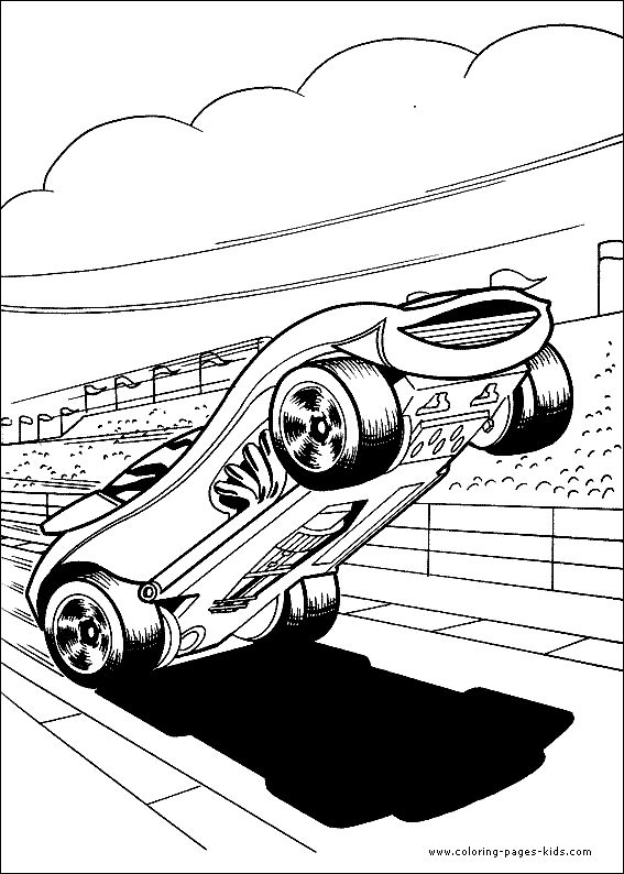 Hot Wheels Pages Coloring 2
