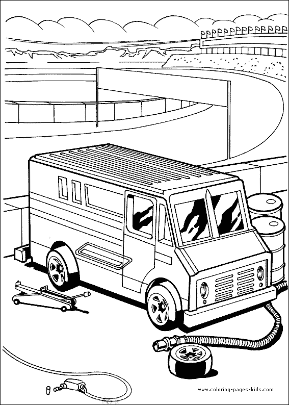 Hot Wheels Pages Coloring 7