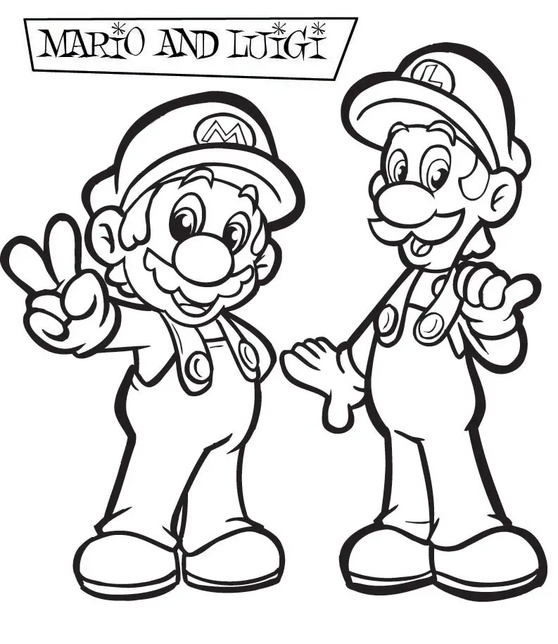 Mario Pages Coloring 1