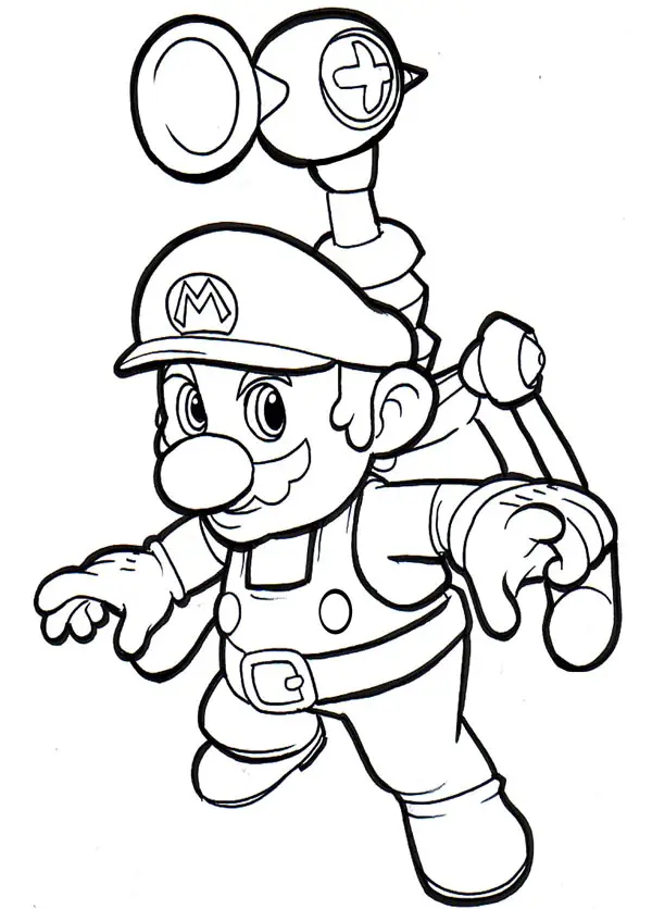 Mario Pages Coloring 12